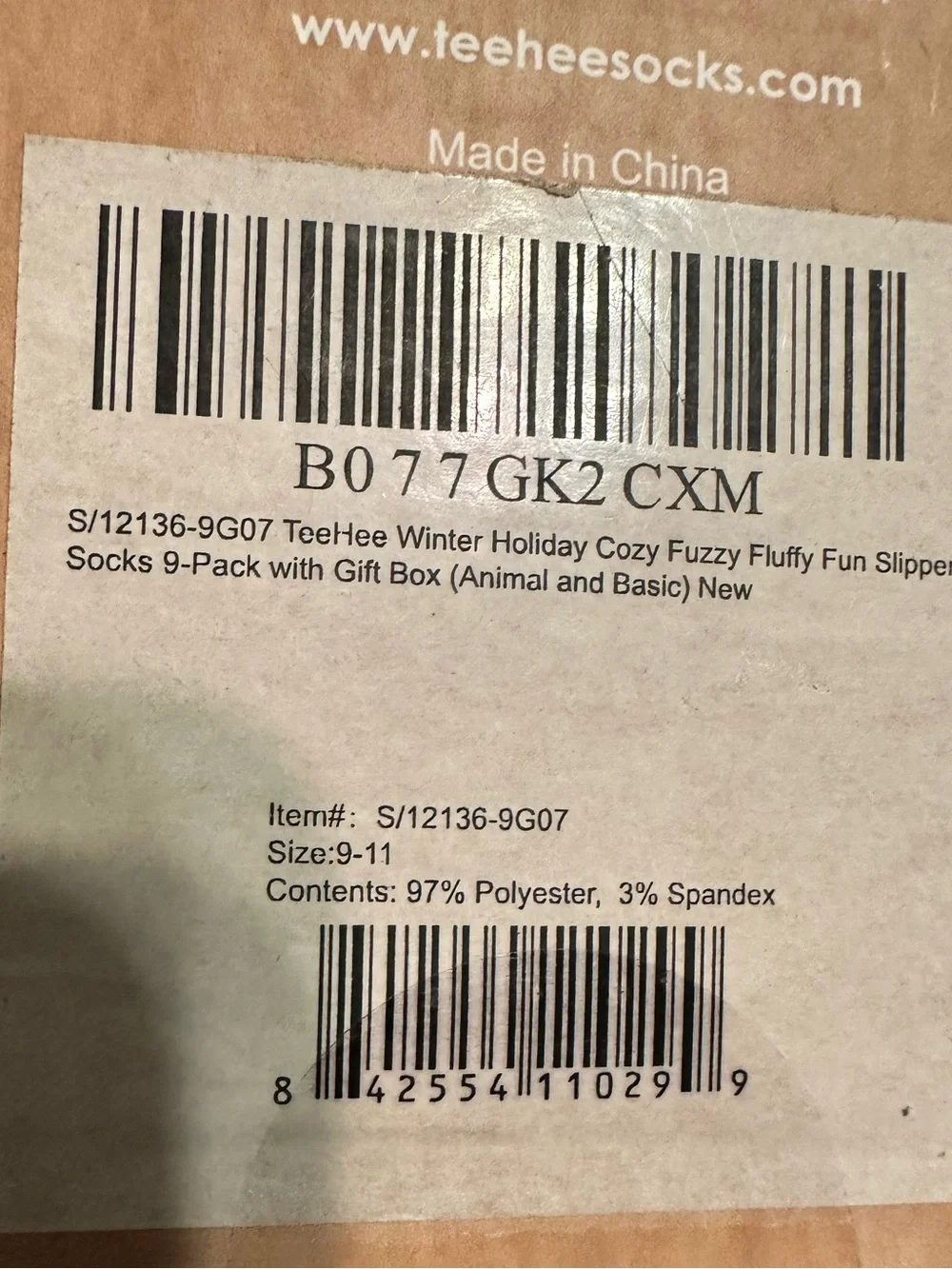 TeeHee Socks new factory